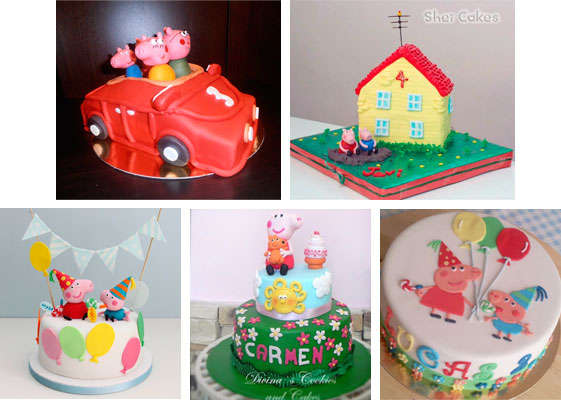 tartas para cumpleaños de peppa pig