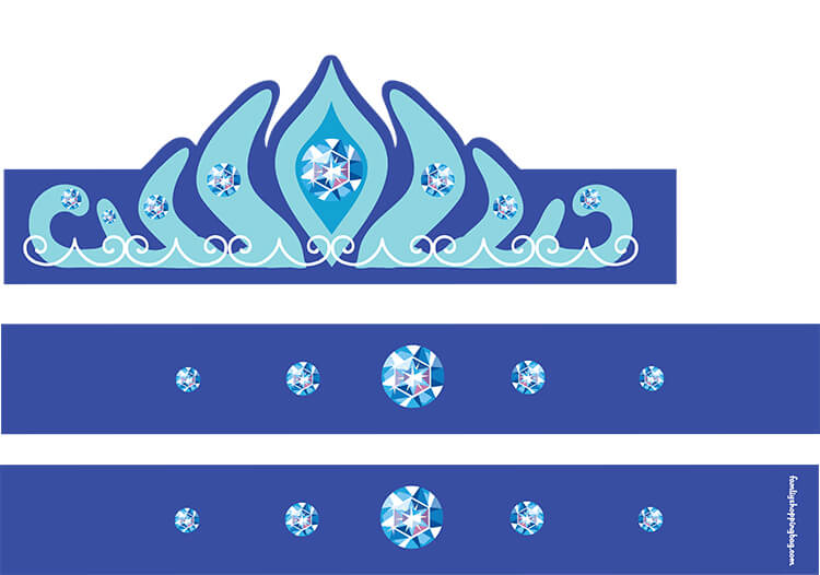 Coronas de Frozen para imprimir