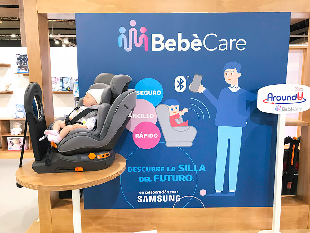 BebèCare Chicco es el primer sistema con sensores integrados en el asiento del automóvil que nos permite detectar la presencia del niño