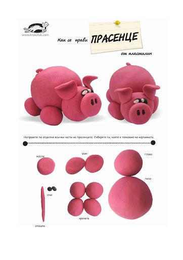 modelar un cerdo