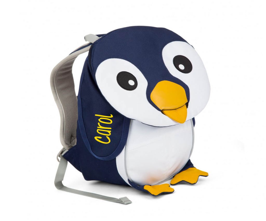 mochila pequeña pinguino