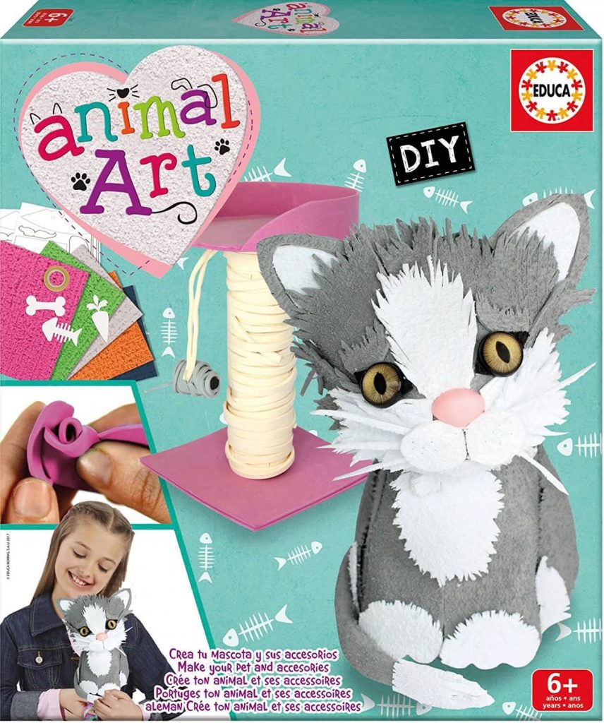 animal art gatito