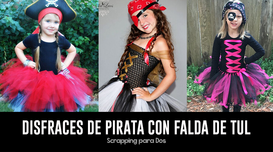 Disfraces de Pirata con Falda de Tul