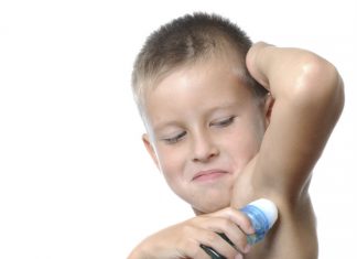 usar desodorante los niños
