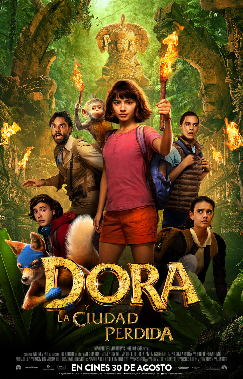 poster de Dora y la ciudad perdida