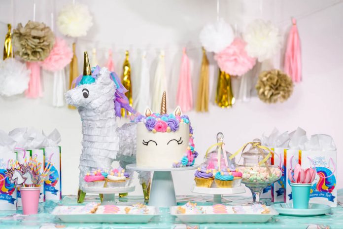 fiesta de cumpleaños de unicornios